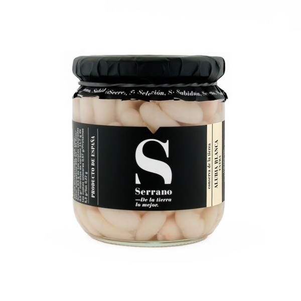 alubia blanca plancheta serrano