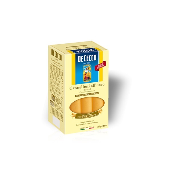 Caneloni al huevo 250 gramos