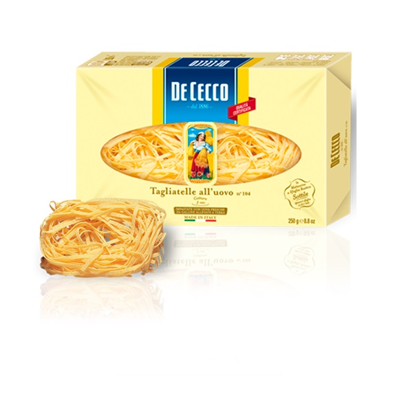 tagliatelle al huevo 250 gramos