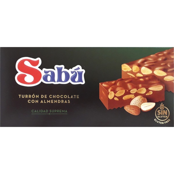 turron chocolate almendras sabú