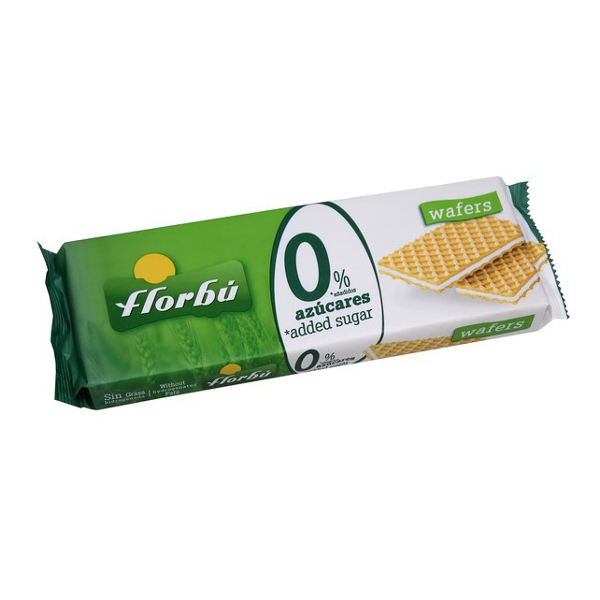 Barquillo coco sin azucar 150 gramos Florbú