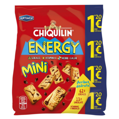 Chiquilin Energy mini 125 gramos Artiach