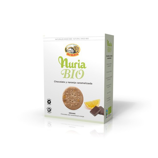 Nuria bio naranja y choco 280 gramos
