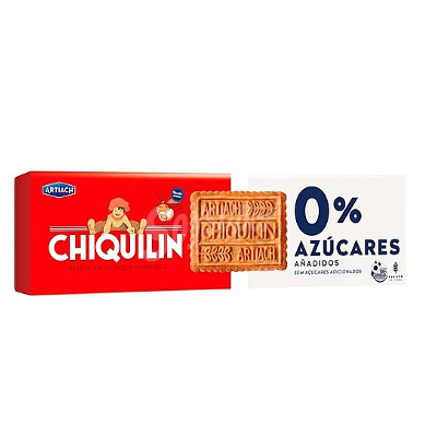 chiquilin 0% azúcar 175 gramos Artiach