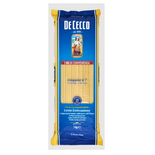linguine numero 7 pasta de cecco 500 gramos