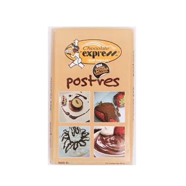 tableta postres 300 gramos chocolate express
