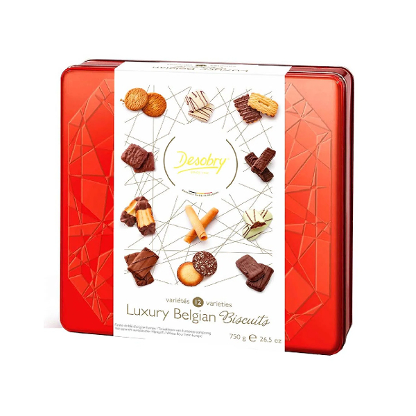 Lata Luxury biscuits Desobry 750 gramos